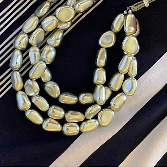 🔥SALE🔥Susan Graver Weekend Striped Liquid Knit Maxi Skirt SZ 3X - Picture 3 of 5